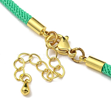 Fabrication de bracelets en cordons de nylon adaptés aux breloques de connecteur(AJEW-P116-02G-01)-3
