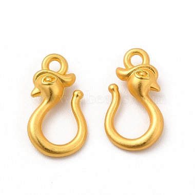 Matte Gold Color Alloy Hook and S-Hook Clasps