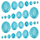 84Pcs 7 Styles Synthetic Turquoise Cabochons(TURQ-PH0001-12)-1