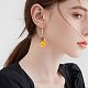 Bees Alloy Resin Dangle Earrings(FS-WGAE13C-01)-4