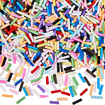 180G 18 Colors Handmade Polymer Clay Beads, No Hole/Undrilled, Column, Mixed Color, 2~7x1.5mm, 10g/color(CLAY-SC0002-11)