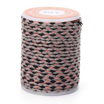 4-Ply Polycotton Cord, Handmade Macrame Cotton Rope, for String Wall Hangings Plant Hanger, DIY Craft String Knitting, Gray, 1.5mm, about 4.3 yards(4m)/roll