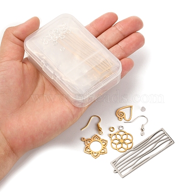 Kit de fabrication de boucles d'oreilles en filigrane bricolage(DIY-YW0006-25)-5