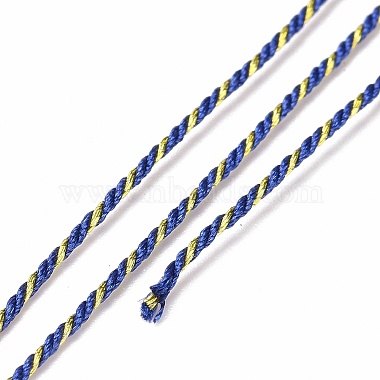 1mm Medium Blue Polyester Thread & Cord