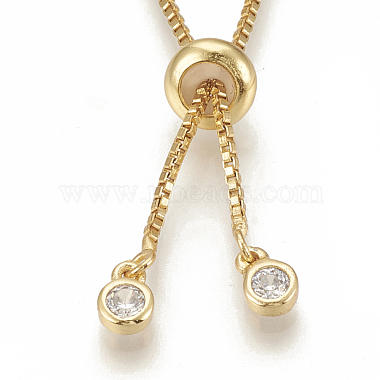 Adjustable Brass Necklace Making(KK-Q746-002G)-2