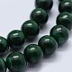 Natural Malachite Beads Strands(G-F571-27A2-8mm)-3