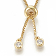 Adjustable Brass Necklace Making(KK-Q746-002G)-2