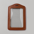Imitation Leather ID Card Holder, Rectangle, Saddle Brown, 112x72x3mm, Hole: 12.5x4mm(AJEW-WH20033-146A-01)