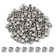 304 Stainless Steel Beads, Rondelle, Stainless Steel Color, 3x2.5mm, Hole: 1.7mm(STAS-YW0001-60)