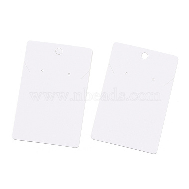 Rectangle Paper One Pair Earring Display Cards with Hanging Hole(CDIS-YWC0001-01)-4