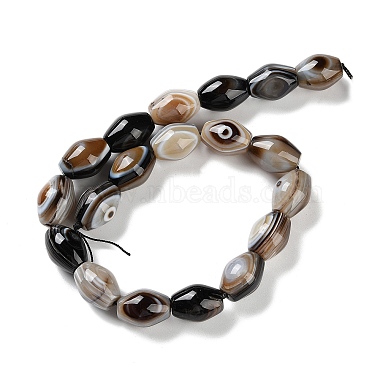 Natural Eye Agate Beads Strands(G-NH0019-D02-03)-2