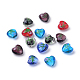 Valentine Gifts for Her Ideas Handmade Silver Foil Lampwork Beads(X-FOIL-LHH022-M)-1