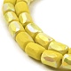 Frosted Imitation Jade Glass Beads Strands(GLAA-P058-07B-01)-3