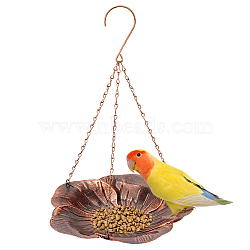 Iron Outdoor Bird Feeder, Red Copper, 36.3cm(DIY-WH0430-686)