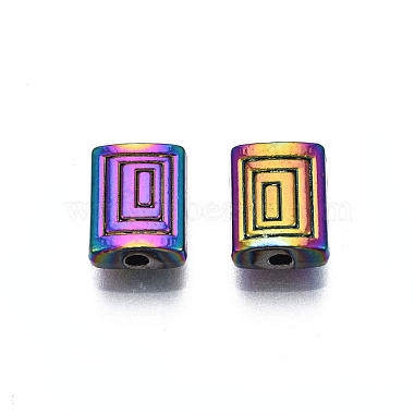 Rack Plating Rainbow Color Alloy Beads(PALLOY-S180-358)-2