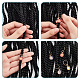 36Pcs 6 Colors Daisy Alloy Enamel Dreadlocks Beads(OHAR-NB0001-27)-5