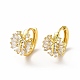 Rack Plating Brass Micro Pave Cubic Zirconia Leverback Earrings(EJEW-H093-05G)-1