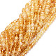 Natural Yellow Quartz Beads Strands(G-E569-I11)-1