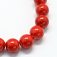 Jade mashan hebras naturales de piedras preciosas perlas teñidas(G-R272-8mm-01)-2