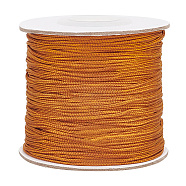 PandaHall Elite 1 Roll Nylon Thread, Chinese Knot Cord, Round, Peru, 1mm, about 100 yards/roll(NWIR-PH0002-18A)