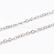 304 Stainless Steel Cable Chains, Soldered, Stainless Steel Color, 2mm(CHS-L001-95)