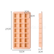 DIY Silicone Molds, Resin Casting Molds, For UV Resin, Epoxy Resin Jewelry Making, Sandy Brown, 270x130x30mm(PW-WG53209-07)