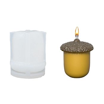 DIY Silicone Candle Mold, for 3D Scented Candle Making, Acorn, 8.7x7.6x8cm, Inner Diameter: 4.9x4cm