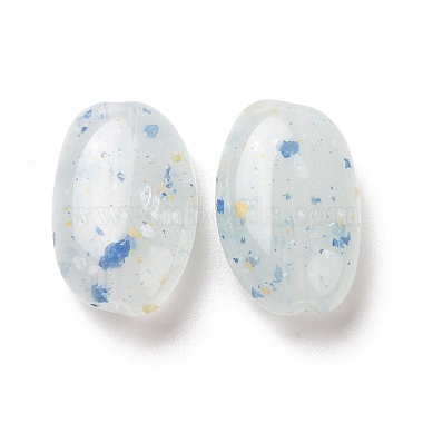 Acrylique opaque avec perles à points(OACR-G010-01E)-2