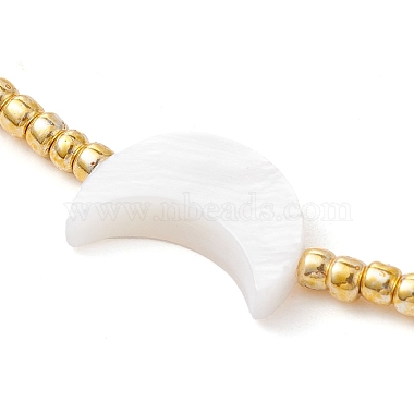 bracelets de perles tressées en perles naturelles et graines(BJEW-JB09722)-5