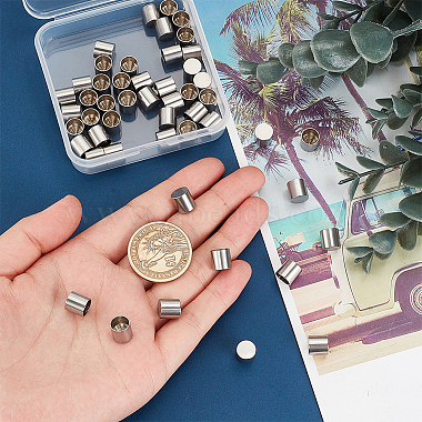 50Pcs 201 Stainless Steel Cord Ends(STAS-PH0004-72)-3