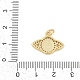 Brass Micro Pave Cubic Zirconia Pendants(KK-I723-42G)-3