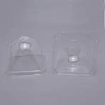 Plastic Plant Nursery Insulation Cover Bells Breathable Covers Frost Guard for Outdoor Succulent Flowers Warming, Clear, 105x105x85mm(AJEW-WH0120-34B)