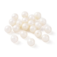 ABS Plastic Imitation Pearl Beads, Round, Beige, 10mm, Hole: 2mm, about 1064pcs/500g(KY-F019-07B)