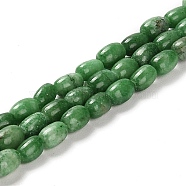 Natural Dolomite Beads Strands, Dyed, Rice, Green, 5.5~6x4.5mm, Hole: 1mm, about 68~69pcs/strand, 15.94~16.22 inch(40.5~41.2cm)(G-F765-A06-01)