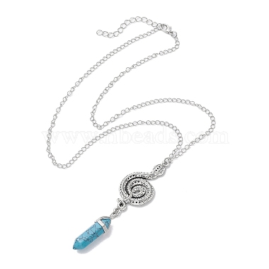 Snake Synthetic Turquoise Necklaces