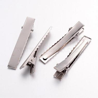 Iron Flat Alligator Hair Clip Findings(X-IFIN-S286-46mm)-1
