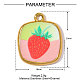 Printed 304 Stainless Steel Pendants(STAS-OY002-46G-01)-2