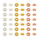 300Pcs 3 Colors Alloy Daisy Spacer Beads(PALLOY-CD0001-11)-3