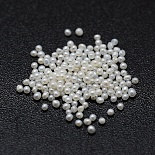 1mm White Round Pearl Beads(X-PEAR-K004-47A)