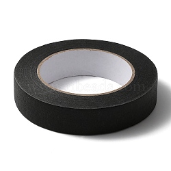 Masking Tapes, Crepe Tape, Labeling Tape for Art and Craft Supplies, Flat, Black, 2.1x12x2.5cm(DIY-WH0453-21)