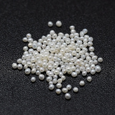 1mm White Round Pearl Beads
