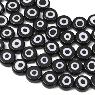 Handgemachte evil eye Glasperlen(LAMP-C028-02G)-3