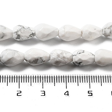 Natural Howlite Beads Strands(G-P520-B07-01)-5