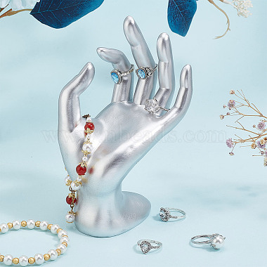 présentoir de bijoux à main mannequin en résine(RDIS-WH0009-015A)-4