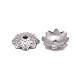 304 Stainless Steel 8-Petal Flower Bead Caps(X-STAS-J011-03)-3