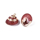Electroplate Natural Sea Shell Pendants(BSHE-Q020-01)-2