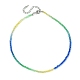 Faceted Rondelle Glass Beaded Necklace for Women(NJEW-M208-01J)-3