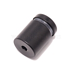 201 Stainless Steel Screw, for Advertising Nail Fixed Mirror Nail Decorative, Electrophoresis Black, 27.5x19mm, Hole: 4.9mm(FIND-WH0040-04)