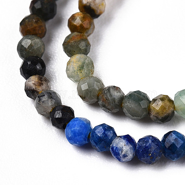 Natural & Synthetic Mixed Gemstone Beads Strands(G-D080-A01-03-27)-3