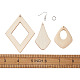 Natural Wood Big Pendants(DIY-TA0008-66)-8